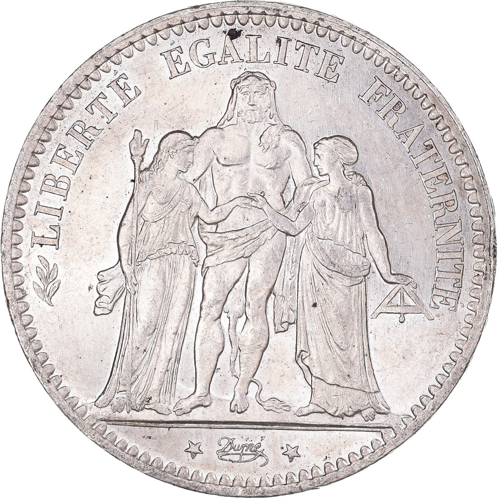 Coin, France, Hercule, 5 Francs, 1875, Paris, AU(50-53), Silver, KM:820.1
