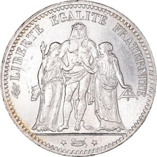 Coin, France, Hercule, 5 Francs, 1876, Paris, AU(50-53), Silver, KM:820.1