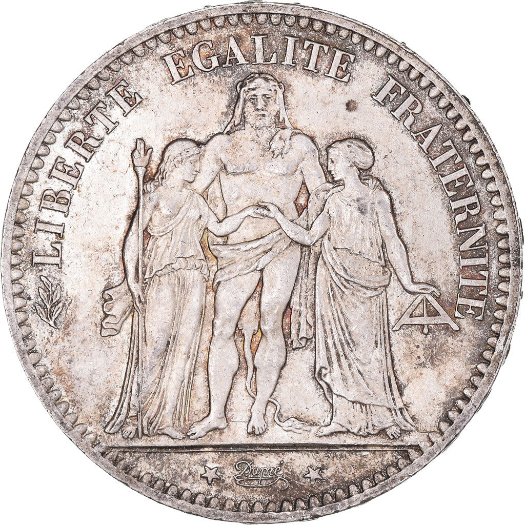 Monnaie, France, Hercule, 5 Francs, 1876, Paris, SUP, Argent, Gadoury:745a
