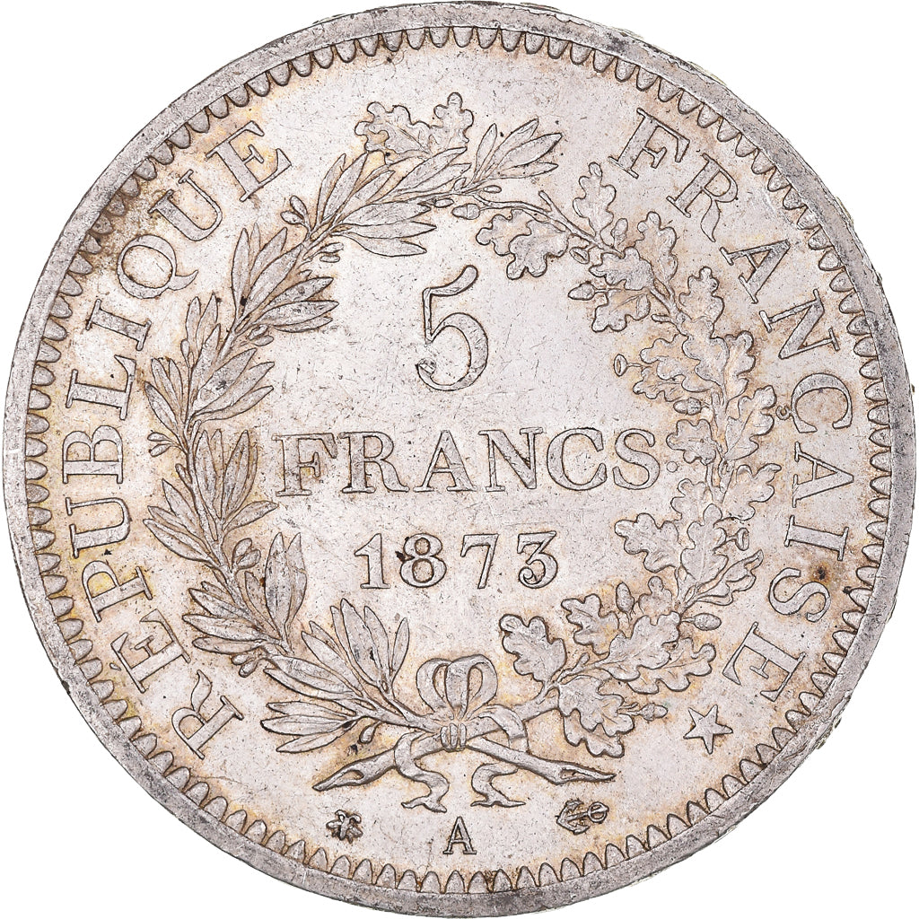 Coin, France, Hercule, 5 Francs, 1873, Paris, AU(55-58), Silver, KM:820.1