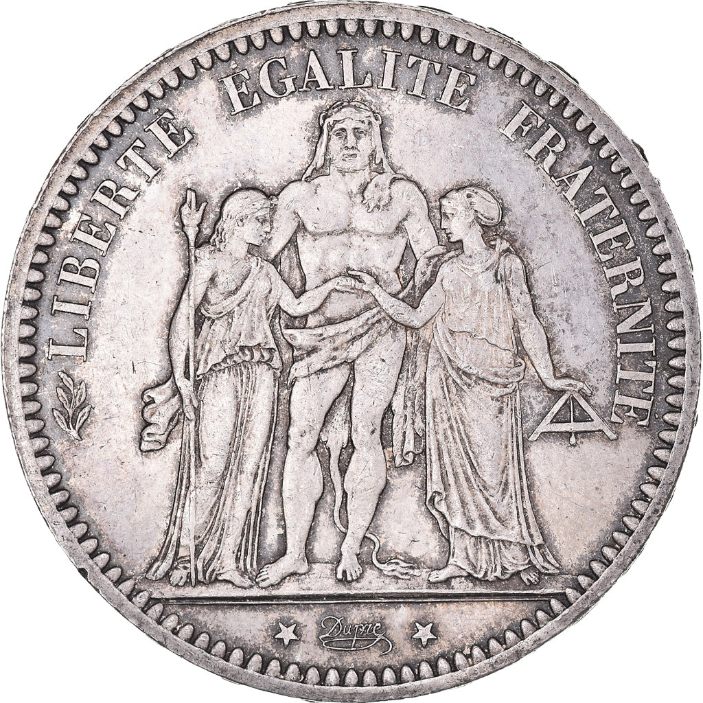 Coin, France, Hercule, 5 Francs, 1873, Paris, AU(50-53), Silver, KM:820.1