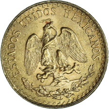 Münze, Mexiko, 2 Pesos, 1945, Mexico City, UNZ, Gold, KM:461