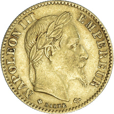 Monnaie, France, Napoleon III, 10 Francs, 1866, Strasbourg, TTB, Or