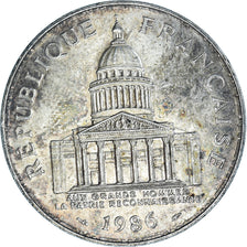 Moneta, Francia, Panthéon, 100 Francs, 1986, Paris, SPL-, Argento, KM:951.1