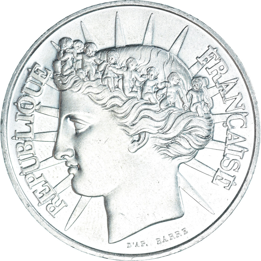 Coin, France, Fraternité, 100 Francs, 1988, MS(60-62), Silver, KM:966