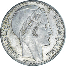 Coin, France, Turin, 20 Francs, 1937, Paris, EF(40-45), Silver, KM:879