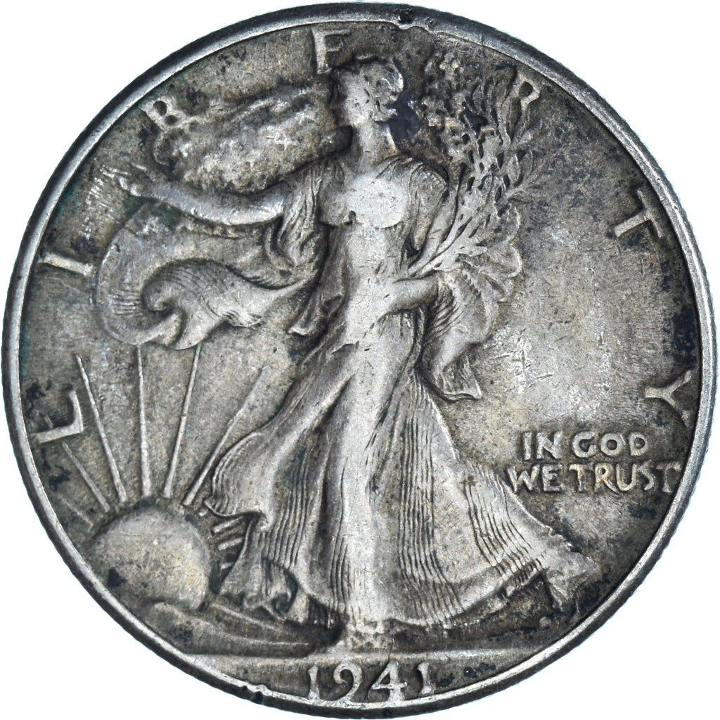 Coin, United States, Half Dollar, 1941, U.S. Mint, Philadelphia, VF(30-35)