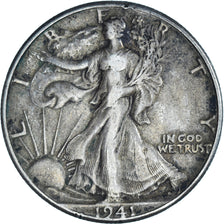 Coin, United States, Half Dollar, 1941, U.S. Mint, Philadelphia, VF(30-35)
