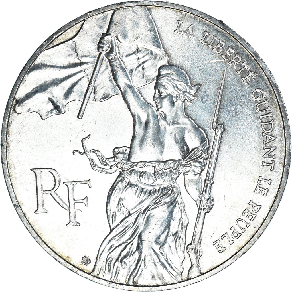 Coin, France, Liberté guidant le peuple, 100 Francs, 1993, MS(63), Silver