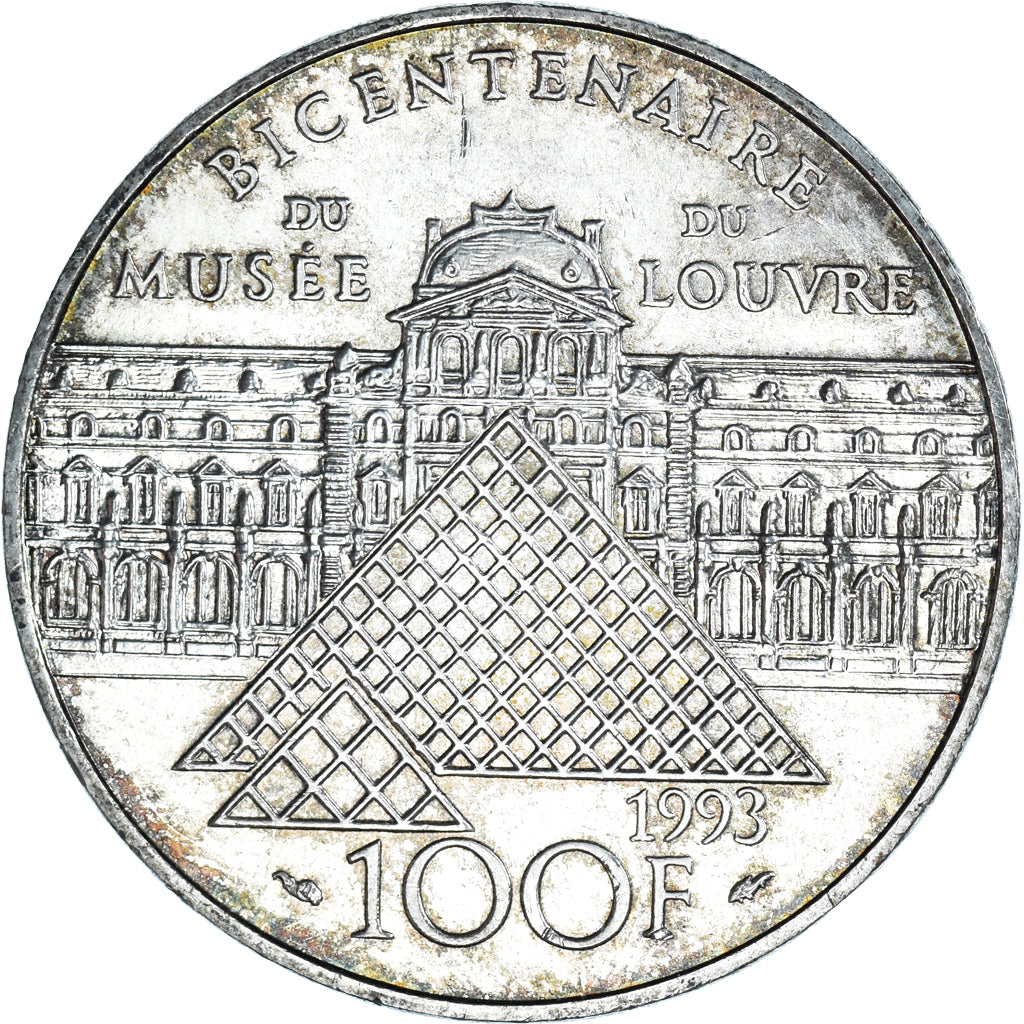 Coin, France, Liberté guidant le peuple, 100 Francs, 1993, MS(63), Silver