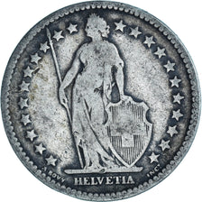 Moneta, Svizzera, 2 Francs, 1874, Bern, MB, Argento, KM:21
