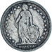 Moneta, Svizzera, 2 Francs, 1874, Bern, MB, Argento, KM:21