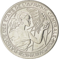 Coin, Central African States, 500 Francs, 1976, Paris, MS(63), Nickel, KM:E9