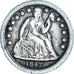 Coin, United States, Seated Liberty Dime, Dime, 1842, U.S. Mint, Philadelphia