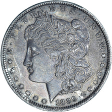 Coin, United States, Morgan Dollar, Dollar, 1889, U.S. Mint, Philadelphia