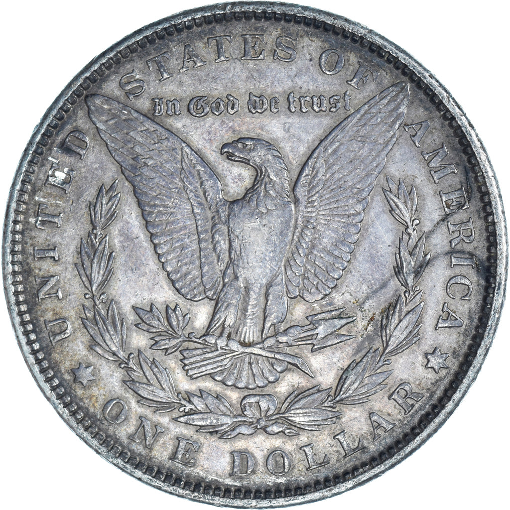 Coin, United States, Morgan Dollar, Dollar, 1889, U.S. Mint, Philadelphia