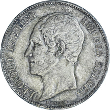 Coin, Belgium, Leopold I, 5 Francs, 5 Frank, 1851, EF(40-45), Silver, KM:17
