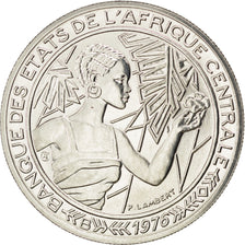 CENTRAL AFRICAN STATES, 500 Francs, 1976, Paris, KM #E9, MS(63), Nickel, 9.14
