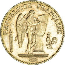 Munten, Frankrijk, Génie, 20 Francs, 1889, Paris, PR, Goud, KM:825