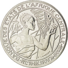 CENTRAL AFRICAN STATES, 500 Francs, 1976, Paris, KM #E9, MS(63), Nickel, 9.11