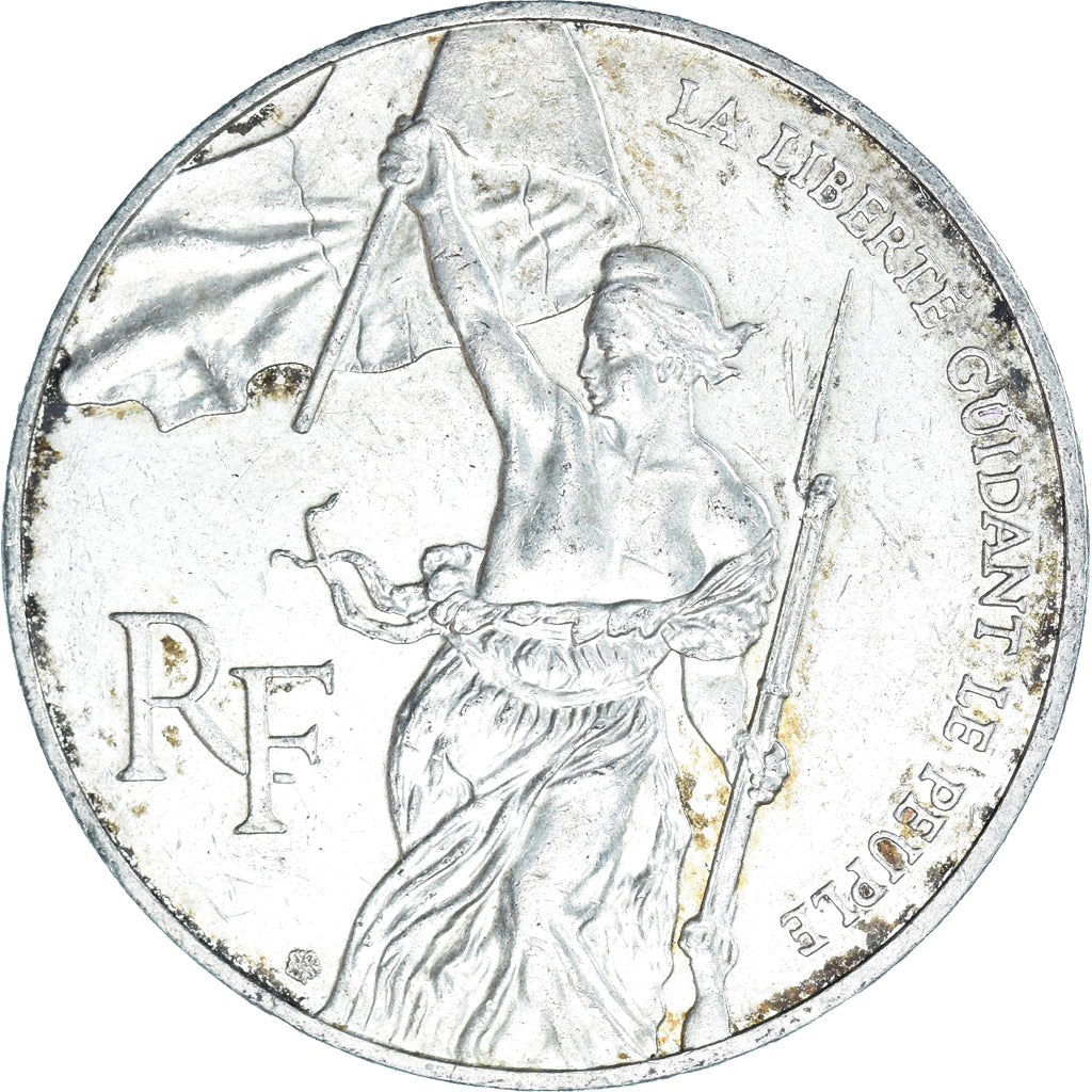 Coin, France, Liberté guidant le peuple, 100 Francs, 1993, AU(50-53), Silver