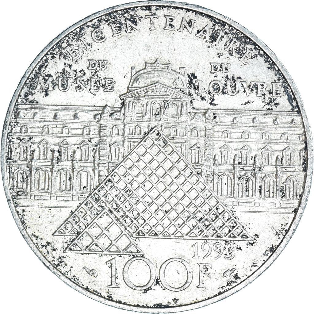 Coin, France, Liberté guidant le peuple, 100 Francs, 1993, AU(50-53), Silver