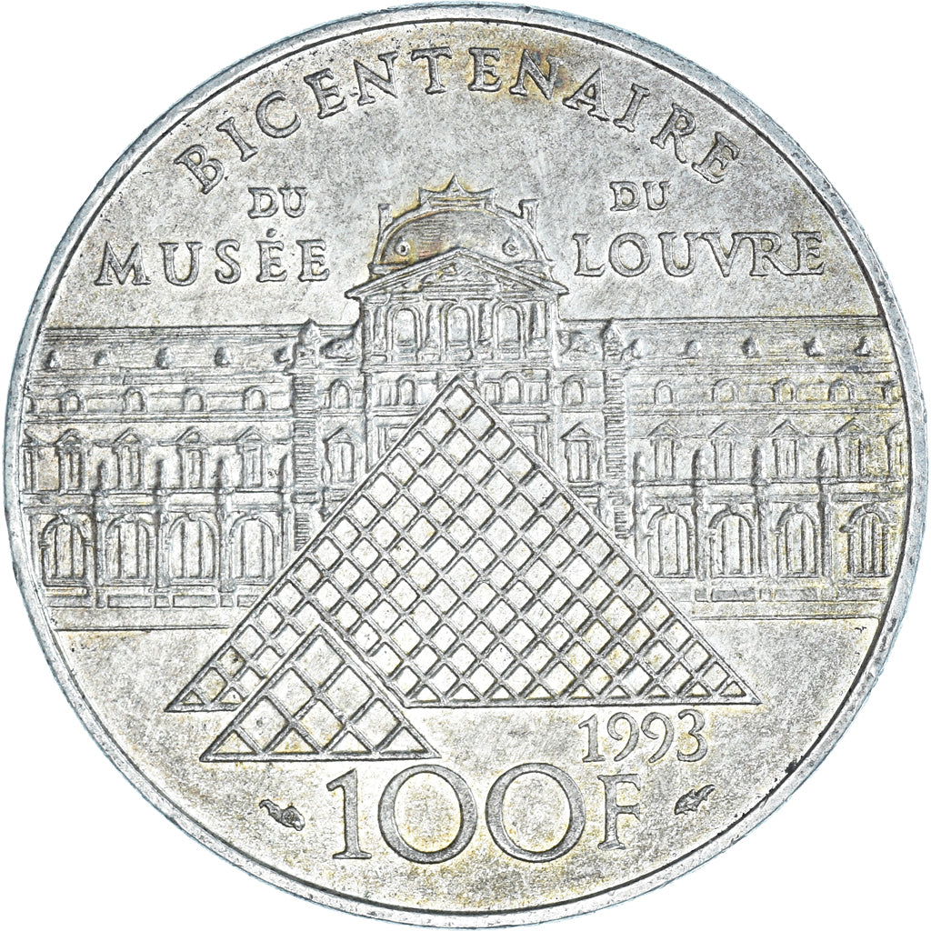 Coin, France, Liberté guidant le peuple, 100 Francs, 1993, AU(50-53), Silver