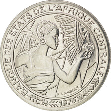 CENTRAL AFRICAN STATES, 500 Francs, 1976, Paris, KM #E9, MS(63), Nickel, 9.04