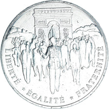Coin, France, Libération de Paris, 100 Francs, 1994, AU(55-58), Silver