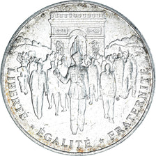 Coin, France, Libération de Paris, 100 Francs, 1994, AU(55-58), Silver