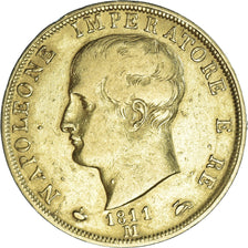 Coin, ITALIAN STATES, KINGDOM OF NAPOLEON, Napoleon I, 40 Lire, 1811, Milan