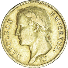 Munten, Frankrijk, Napoléon I, 40 Francs, 1808, La Rochelle, FR+, Goud