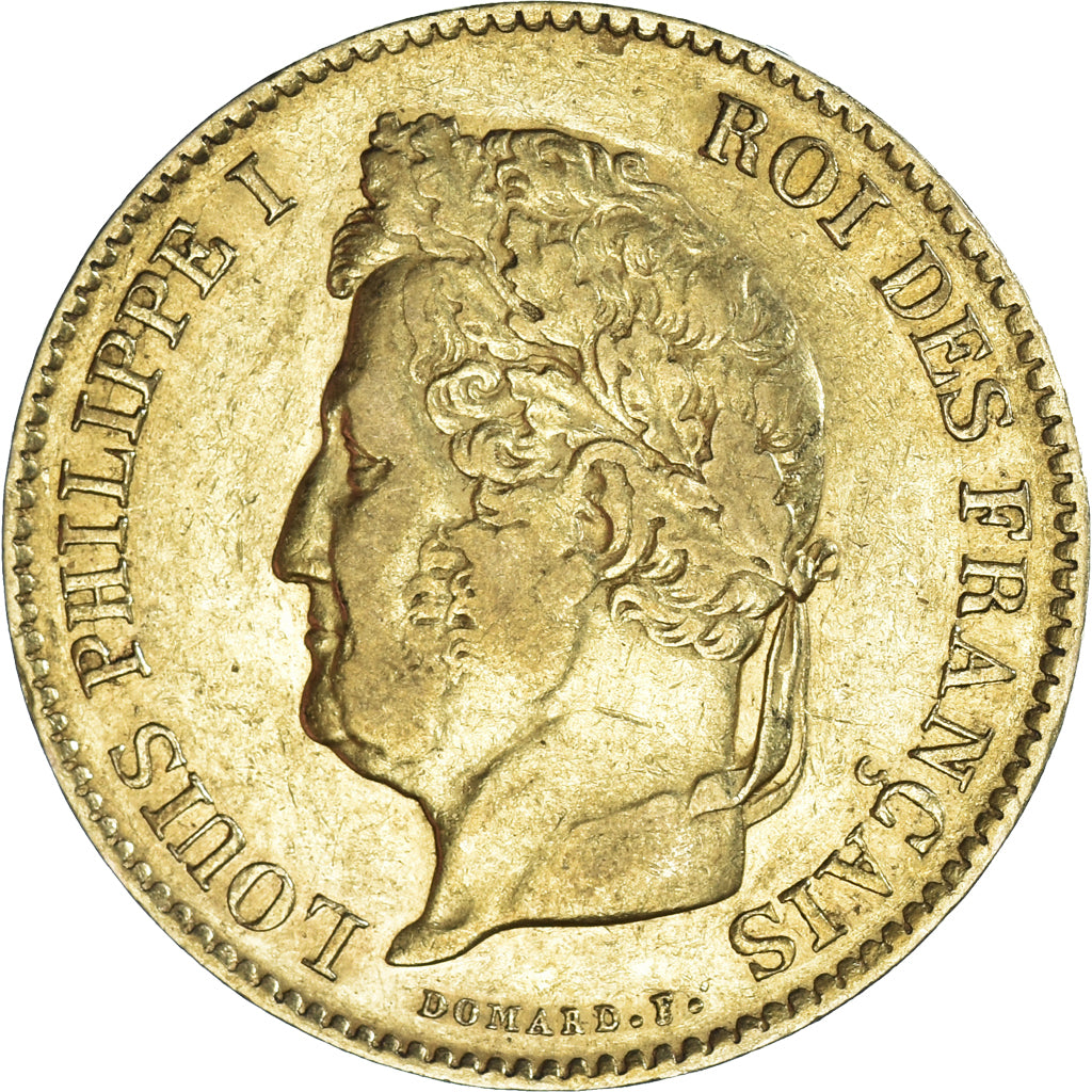 Coin, France, Louis-Philippe, 40 Francs, 1834, Paris, EF(40-45), Gold, KM:747.1