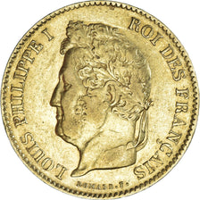 Coin, France, Louis-Philippe, 40 Francs, 1834, Paris, EF(40-45), Gold, KM:747.1