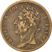 FRENCH COLONIES, 5 Centimes, 1825, Paris, KM #10.1, VF(30-35), Bronze, 9.42
