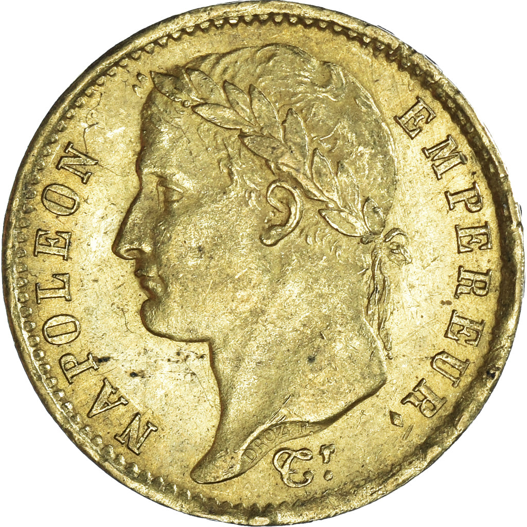 Münze, Frankreich, Napoléon I, 20 Francs, 1808, Paris, SS+, Gold, KM:687.1