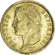Münze, Frankreich, Napoléon I, 20 Francs, 1808, Paris, SS+, Gold, KM:687.1