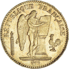 Münze, Frankreich, Génie, 20 Francs, 1887, Paris, VZ, Gold, KM:825