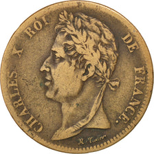 Colonies Françaises, Charles X, 5 Centimes 1827 H, KM 10.2