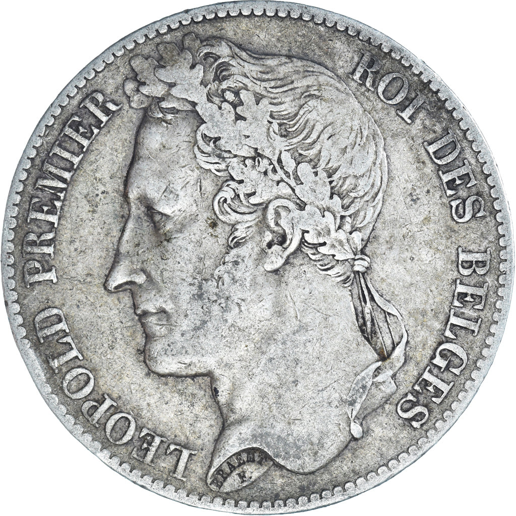 Coin, Belgium, Leopold I, 5 Francs, 5 Frank, 1848, VF(30-35), Silver, KM:3.2