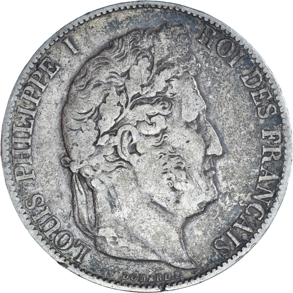 Coin, France, Louis-Philippe, 5 Francs, 1847, Paris, VF(20-25), Silver