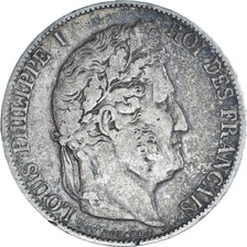 Coin, France, Louis-Philippe, 5 Francs, 1847, Paris, VF(20-25), Silver
