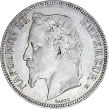 Moneta, Francia, Napoléon III, 5 Francs, 1868, Strasbourg, BB+, Argento