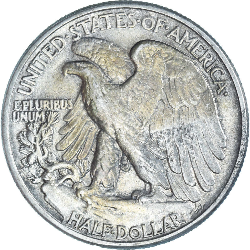 Coin, United States, Walking Liberty, Half Dollar, 1944, Philadelphia