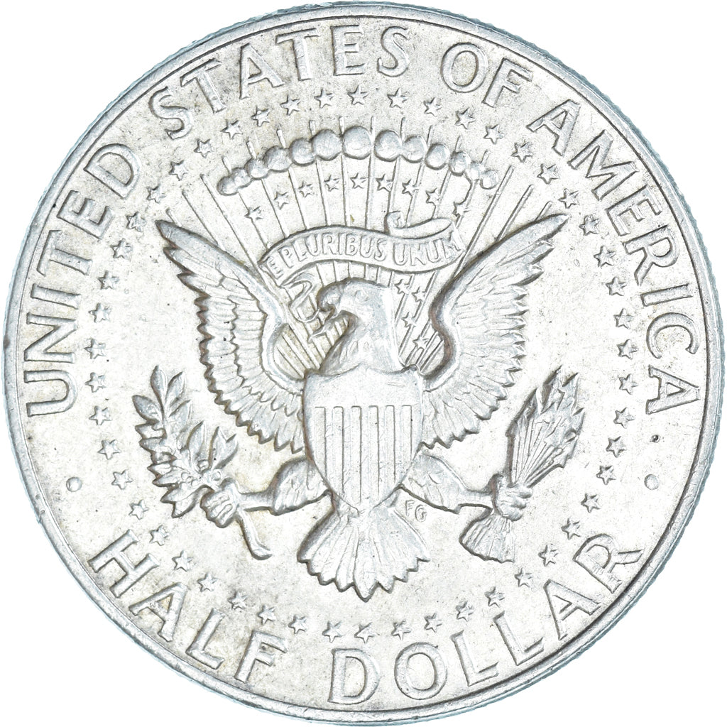Coin, United States, Kennedy Half Dollar, Half Dollar, 1964, U.S. Mint