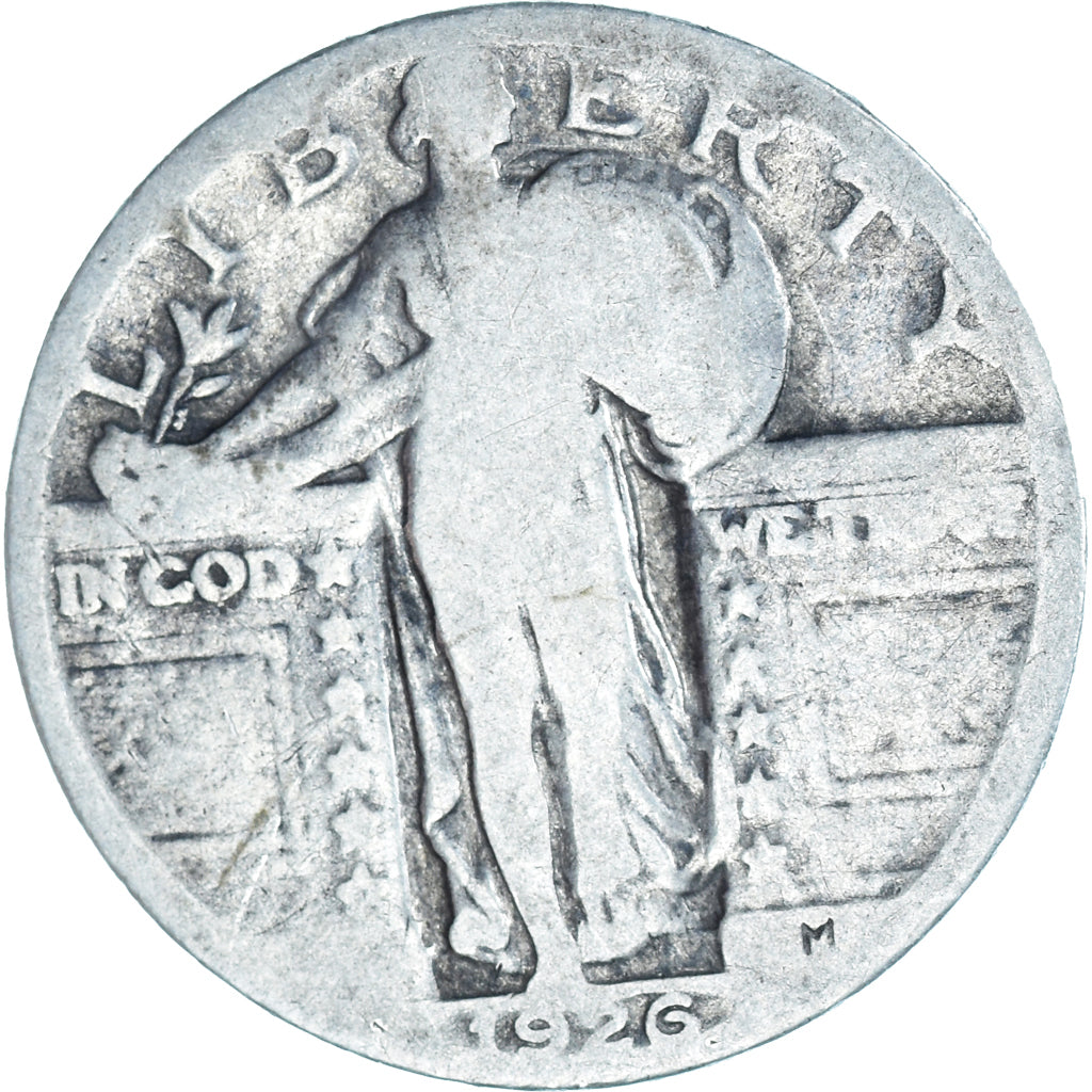 Coin, United States, Standing Liberty Quarter, Quarter, 1926, U.S. Mint