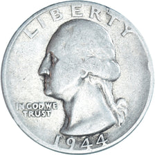 Coin, United States, Washington Quarter, Quarter, 1944, U.S. Mint, Philadelphia