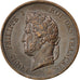 FRENCH COLONIES, 5 Centimes, 1843, Paris, KM #12, AU(50-53), Bronze, Lecompte...