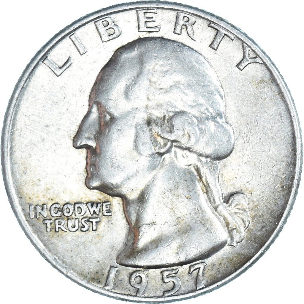 Monnaie, États-Unis, Washington Quarter, Quarter, 1957, U.S. Mint, Denver