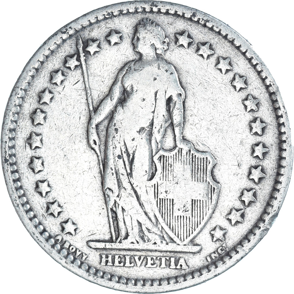 Moneta, Svizzera, 2 Francs, 1903, Bern, MB, Argento, KM:21